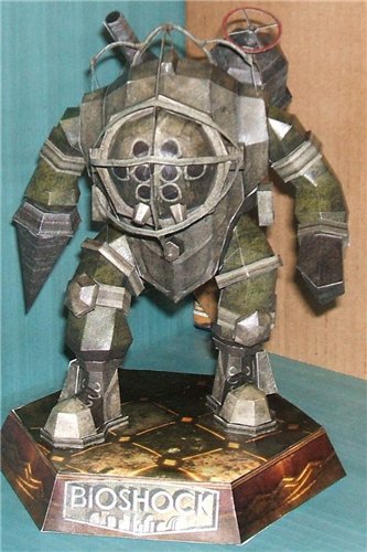 BioShock 2 - Papercraft. Бумажная модель Big Daddy