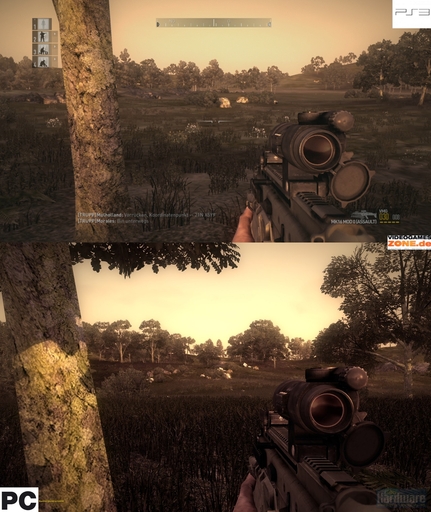 Operation Flashpoint: Dragon Rising - PC vs PS3