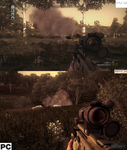 Operation Flashpoint: Dragon Rising - PC vs PS3