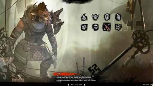 Guild Wars 2 - Заглавные одежды всех профессий у каждой расы 